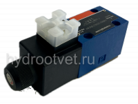 3WE6A61/CW220-50N9K4 - Гидрораспределитель золотниковый Ду 6 с электроуправлением, схема A (573), электроуправление W230, возврат - пружинный