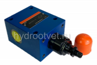 DBDH10G1X/50 - Предохранительный клапан прямого управления Ду10, давление регулировки до 50 бар, тип монтажа - резьбовой, элемент регулировки H = рукоятка